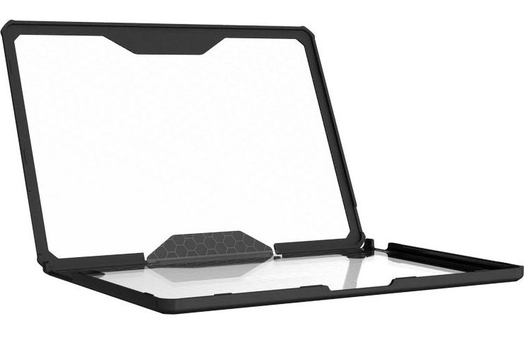 Pancerne etui UAG do Apple MacBook Air 13,6 2022 (A2681), przezroczyste z czarną ramką